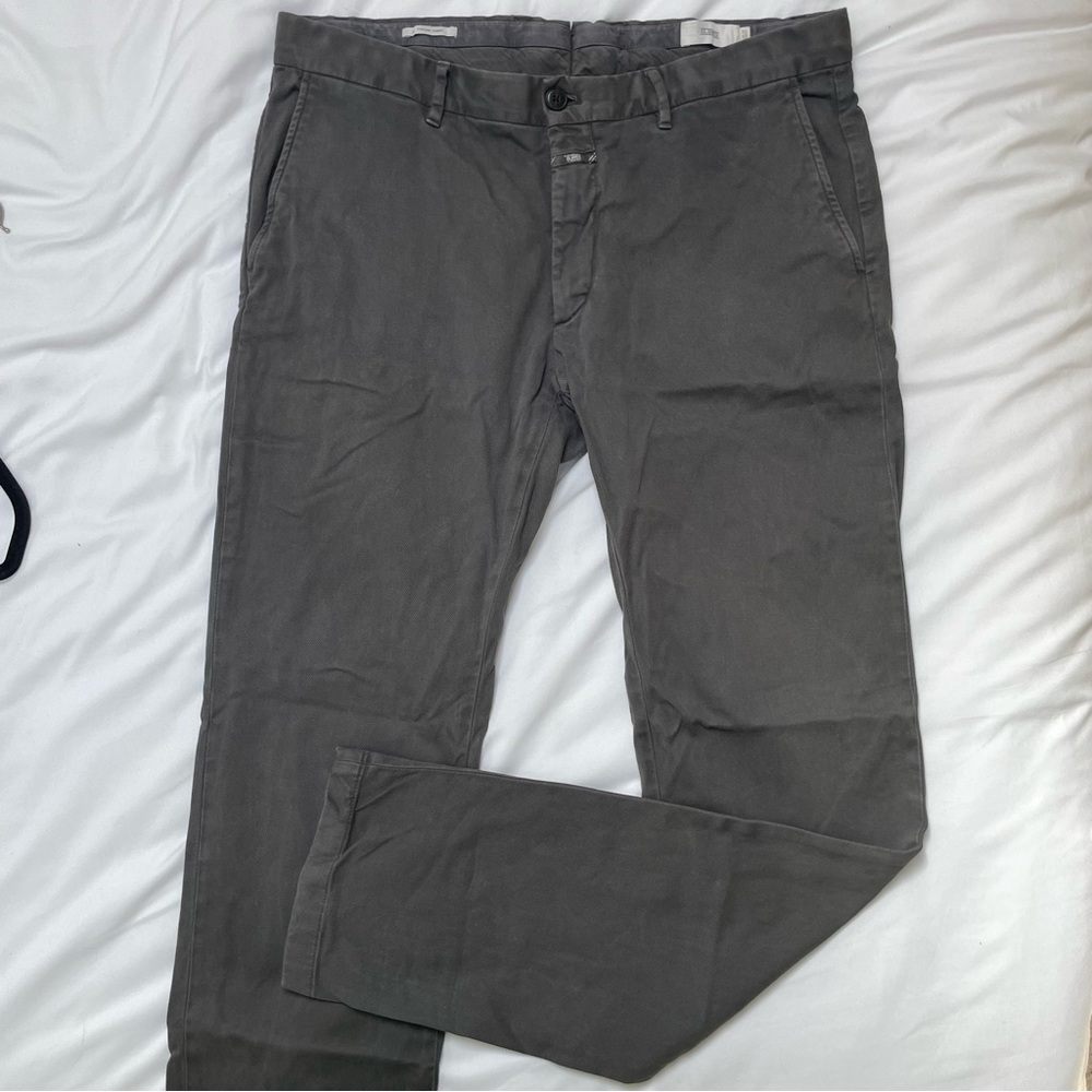 Closed Stone Grey Slim Chinos size 36